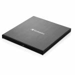Verbatim - Verbatim Slimline Blu-ray Writer USB 3.1 GEN 1 USB-C Ultra HD 4K
