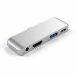 Satechi - ST-TCMPHS - USB 3.2 Gen 1 (3.1 Gen 1) Type-C - 3.5mm - HDMI - USB 3.2 Gen 1 (3.1 Gen 1) Type-A - USB 3.2 Gen 1 (3.1 Gen 1) Type-