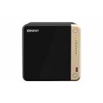 Qnap - QNAP TS-464 NAS Tower Ethernet LAN Black N5095
