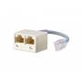 Metz Connect - METZ CONNECT UAE - Netzwerkadapter - RJ-45 (W) - RJ-45 (M) - 10cm - Pearl White (130608480101-E)