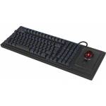 Keysonic - KeySonic KSK-8202ELU-T (UK) keyboard Universal USB QWERTY UK English Black [DE-Version, German Keyboard]