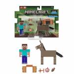 Minecraft - Minecraft 3 25in Steve And Donkey Figure 2 Pack