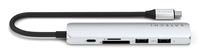 Satechi - 6-in-1 - Dockingstation - USB-C 3,2 Gen 2 - HDMI - 1GbE (ST-P6SS)