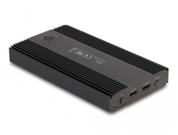 Delock - - Speichergeh�use - M.2 - M.2 NVMe Card / PCIe (NVMe) - RAID JBOD, RAID 0, 1 - USB 3,2 (Gen 2x2) - Schwarz (42022)