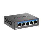 D-link - D-Link DMS-105 Unmanaged 2.5G Ethernet (100/1000/2500) Black