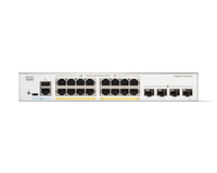 Cisco - Cisco Catalyst 1300-16P-4X Managed Switch, 16 Port GE, PoE, 4x10GE SFP+, Limited Lifetime Protection (C1300-16P-4X)