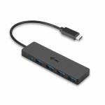 I-tec - I-Tec USB-C Slim Passive Hub - Hub - 4 x SuperSpeed USB 3.0 - Desktop