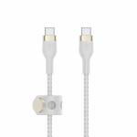 Belkin - Belkin BOOST&uarr;CHARGE PRO Flex c�ble USB USB 2.0 3 m USB C Blanc 